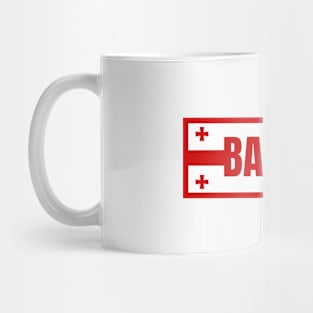 Batumi City in Georgian Flag Design Mug